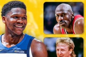 都是大神！爱德华兹生涯前五年全能数据比肩乔詹 总共仅四人做到